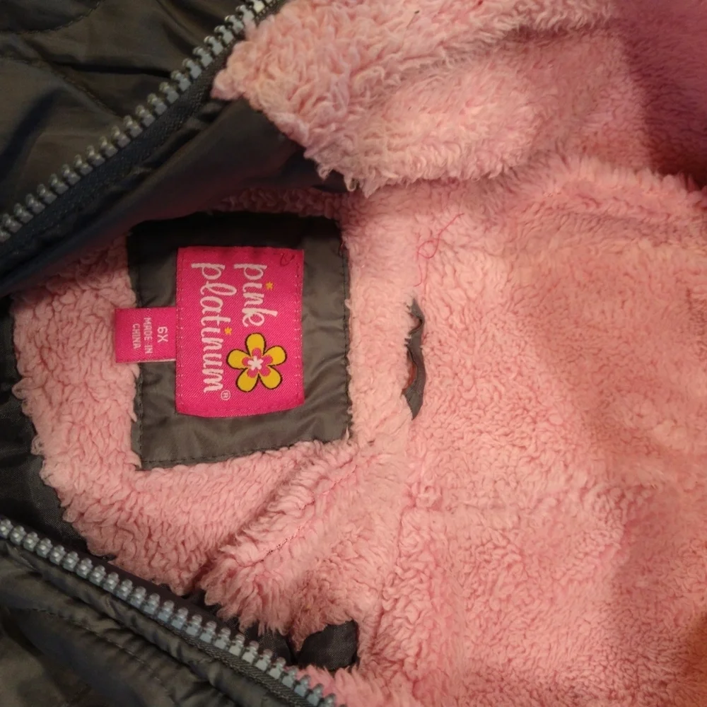 Gray quilted jacket By Pink Platinum